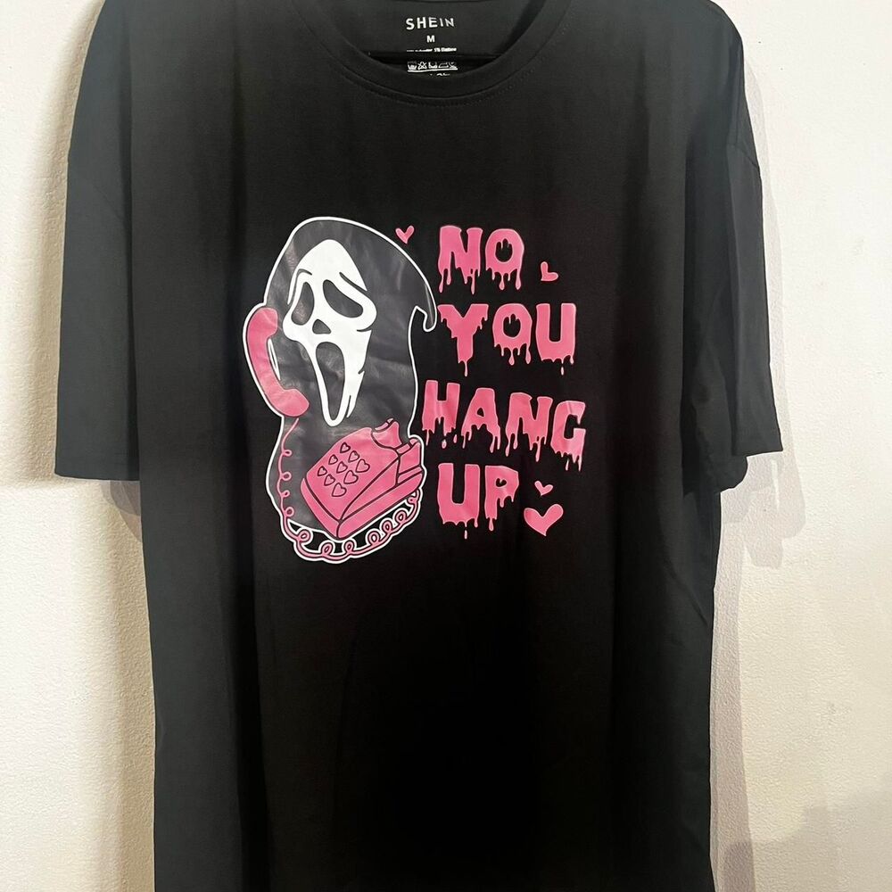 Shein Men's Black T-shirt